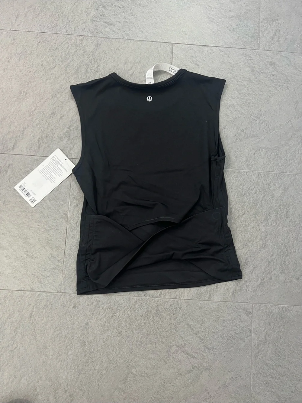 NWT Lululemon All It Takes Back-Twist Tank *Silky in Black